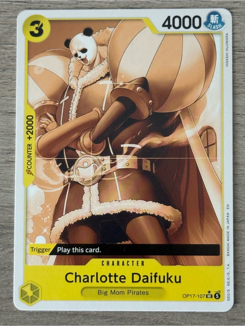 Charlotte Daifuku (Pandaman Art) OP17-107 The World's Strongest Warriors Regular